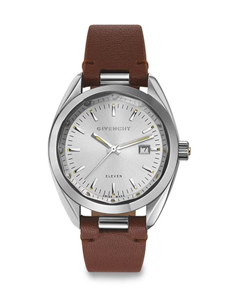 givenchy watch leather strap
